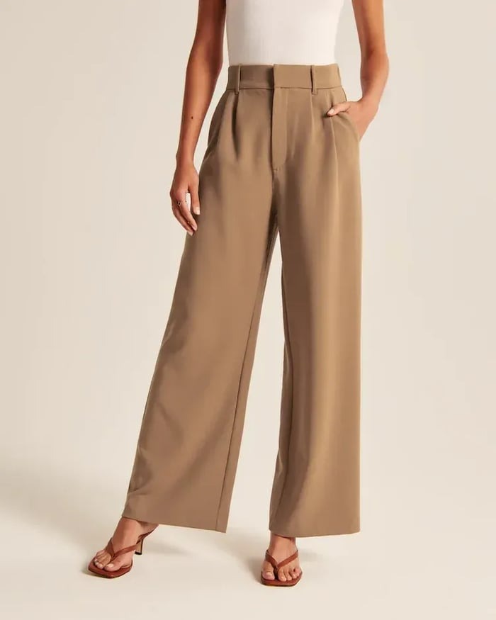 Tailored Pants mit weitem Bein für Frauen