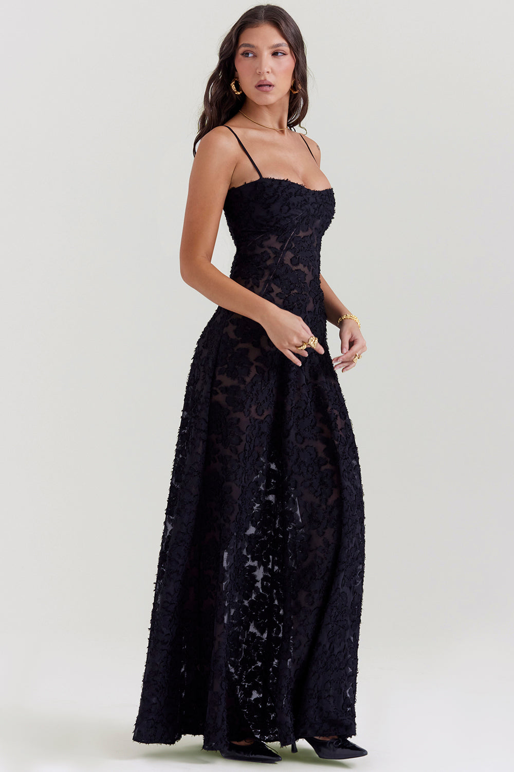 Damen Elegantes Maxi Kleid für Besondere Momente