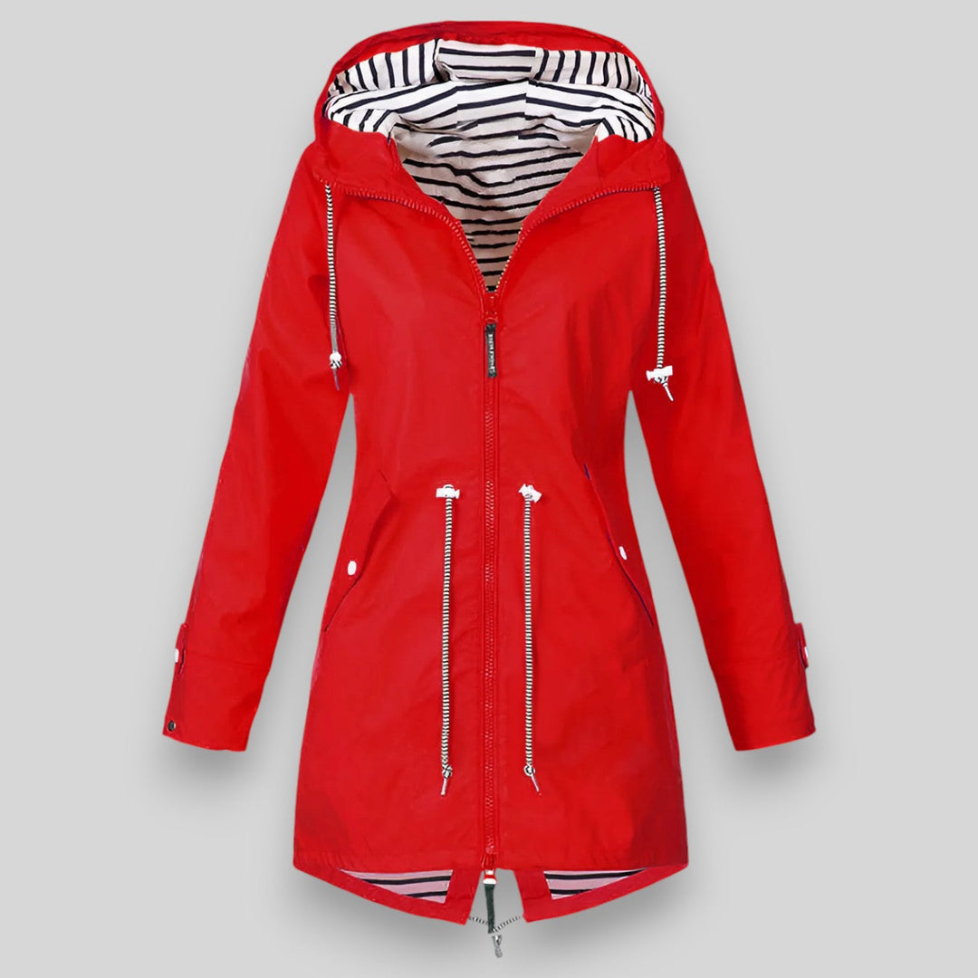Damen Wasserabweisende Regenjacke
