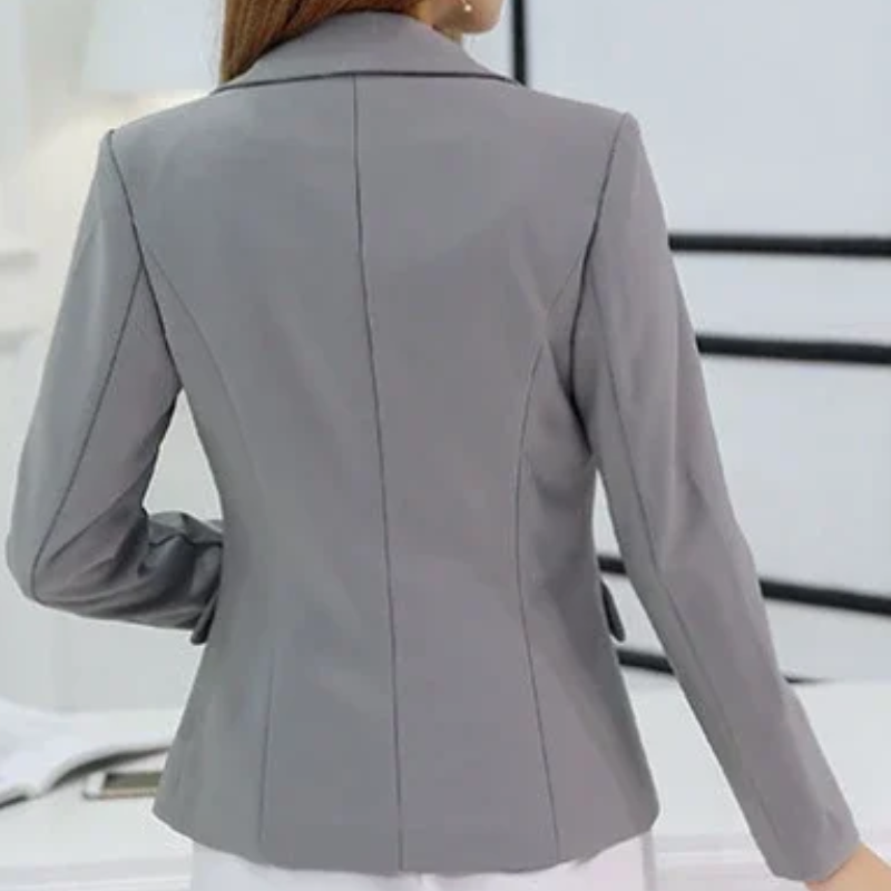 Eleganter Damen Blazer Mit Ein-Knopf-Verschluss - Perfekt Fürs Büro