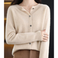 Fudus | Damen Rundhals Cardigan Pullover