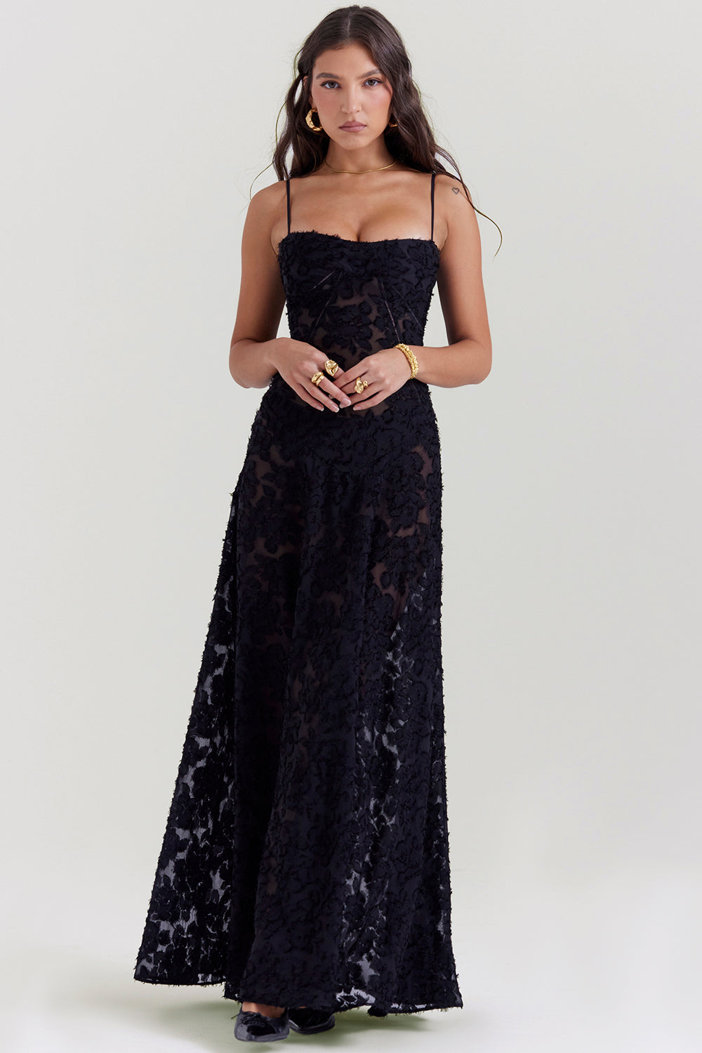 Damen Elegantes Maxi Kleid für Besondere Momente
