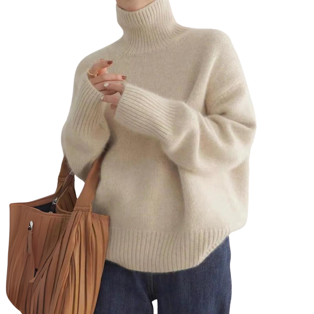 Fudus Damen Gestrickter Pullover - Cloudsoft Kuscheliger Pulli