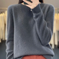 Damen Kaschmir Pullover Runder Ausschnitt Weicher Eleganter Strickpullover