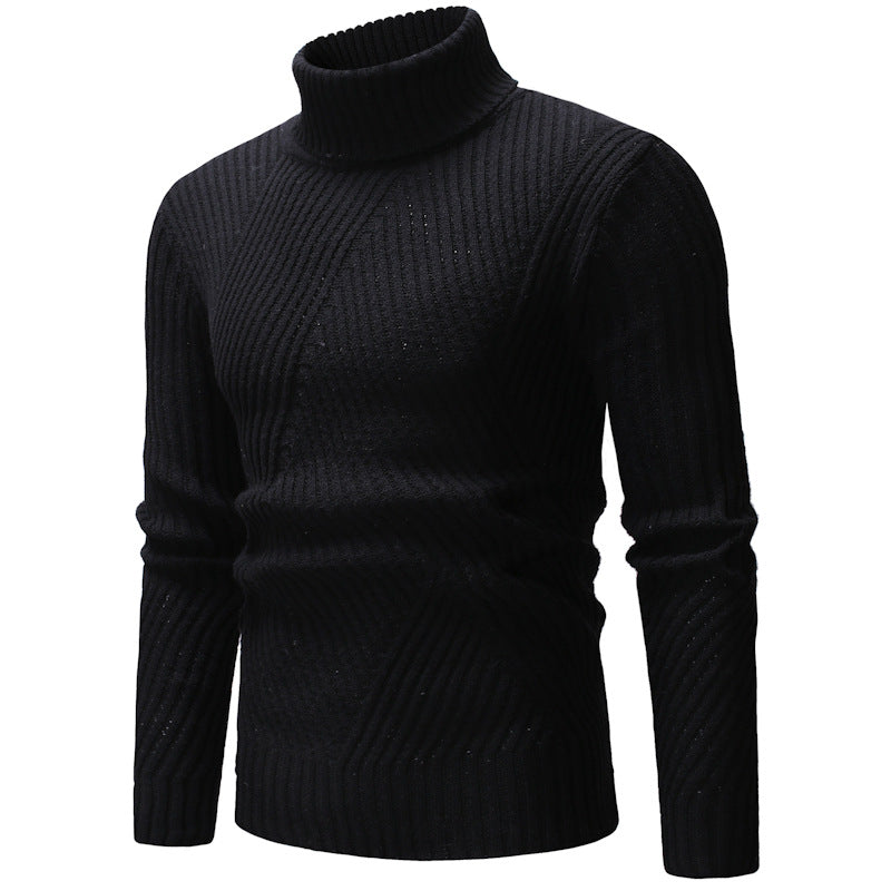 Damen Rollkragenpullover mit strukturiertem Design von Fudus