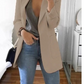 Fudus - Stilvolle Damen Blazer Mit Tiefem V-Ausschnitt - Ideal Für Jeden Tag