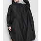 Oversized Damen Regenjacke mit Kapuze, Leichtgewicht Wasserdichte Jacke