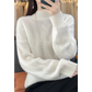 Damen Kaschmir Pullover Oversized Weich Warm