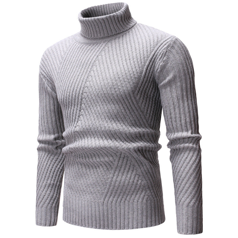 Damen Rollkragenpullover mit strukturiertem Design von Fudus