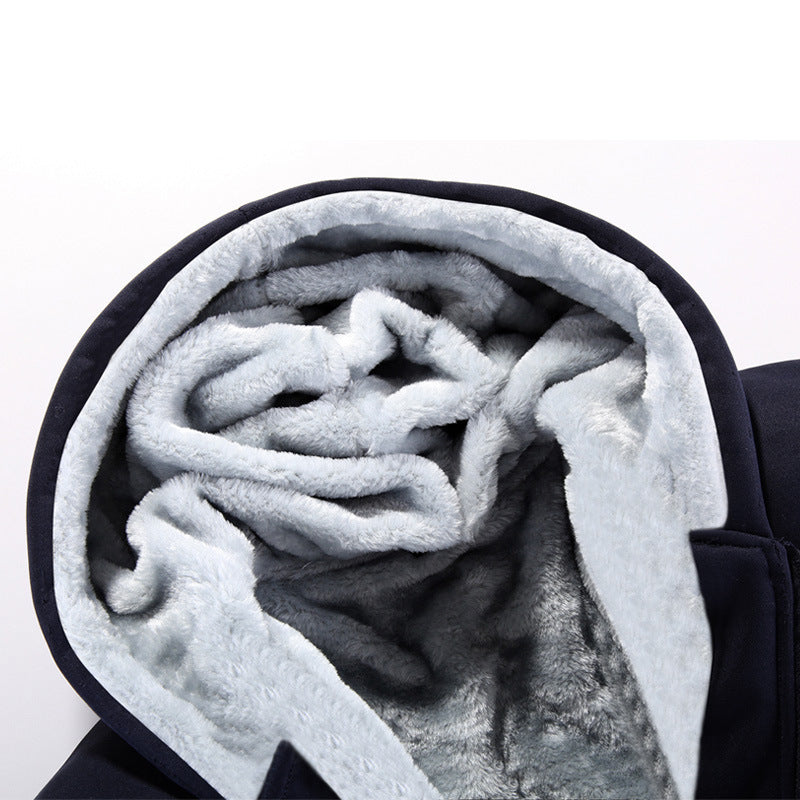 Herren bequemer Freizeit-Anzug mit warmem Innenfutter Fudus