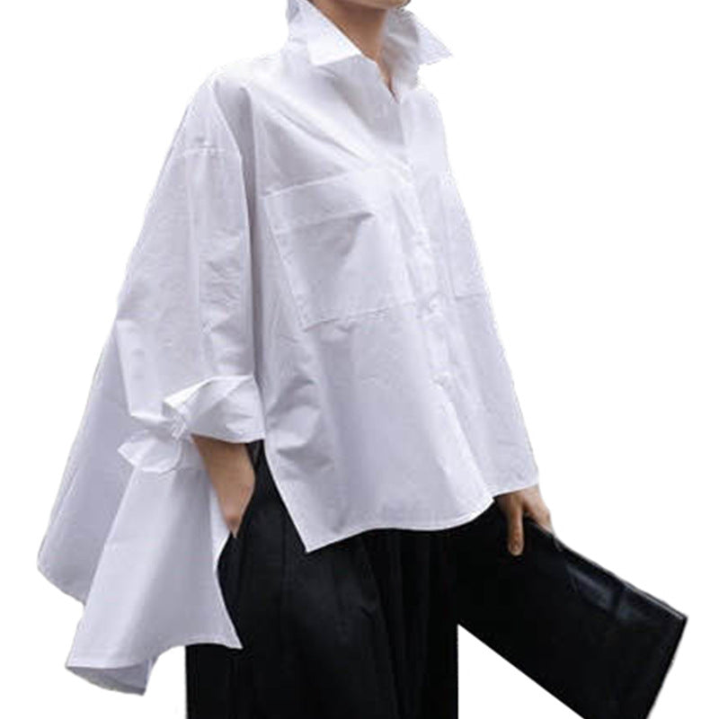 Damen Oversized Bluse Mit Strukturiertem Schnitt Und Modischen Ärmeln