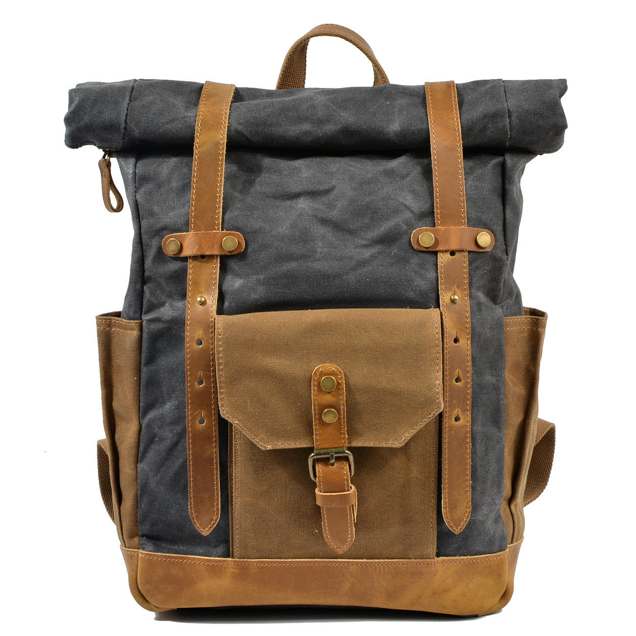 Fudus | Retro Rucksack Mit Kontrastierenden Farben Und Wasserdichtem Design