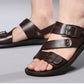 Sandalen Spaltleder Schnalle Zeitlos Komfort