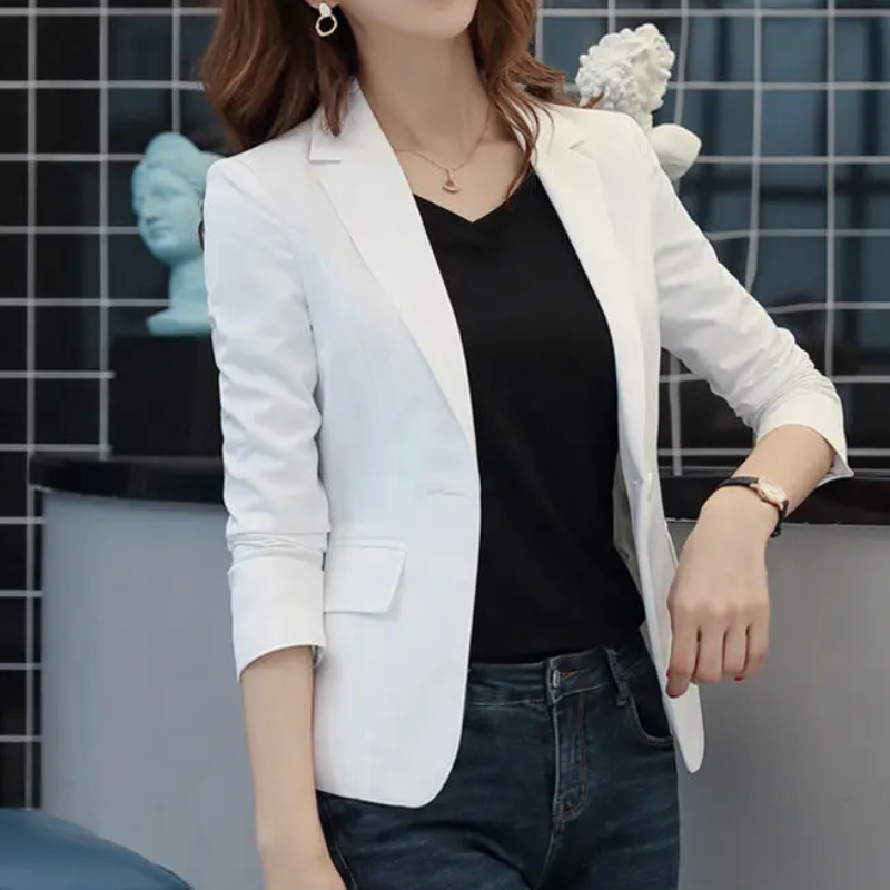 Fudus - Eleganter Damen Blazer mit langen Ärmeln - Ideal für die Arbeit