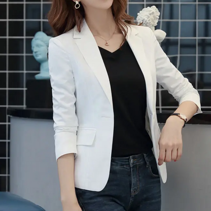 Fudus - Eleganter Damen Blazer mit langen Ärmeln - Ideal für die Arbeit