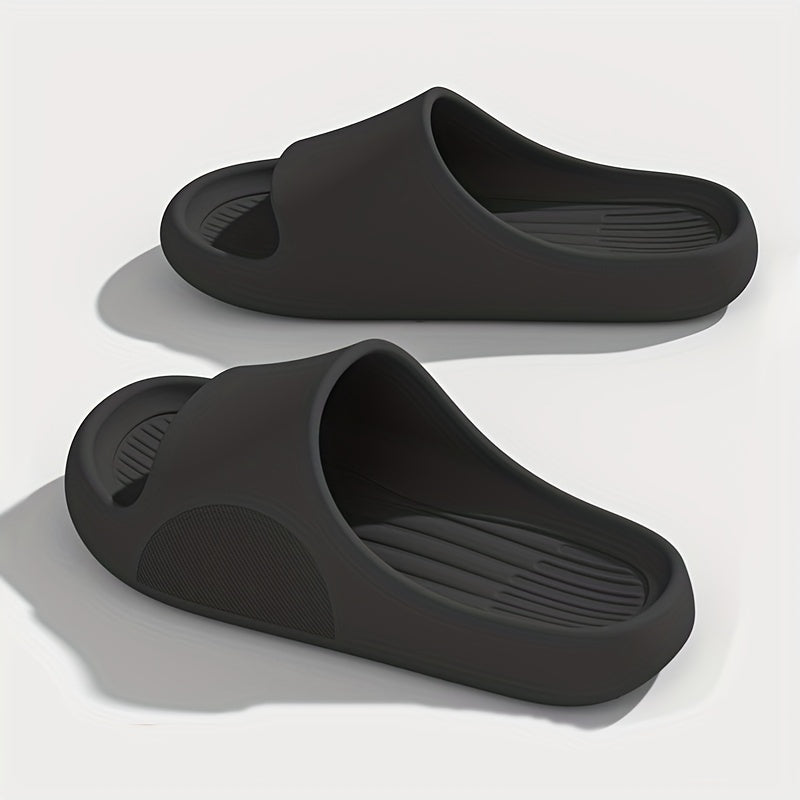 Slipper Schwarz Komfort Elegant