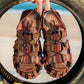 Herren Bequeme und modische Ledersandalen