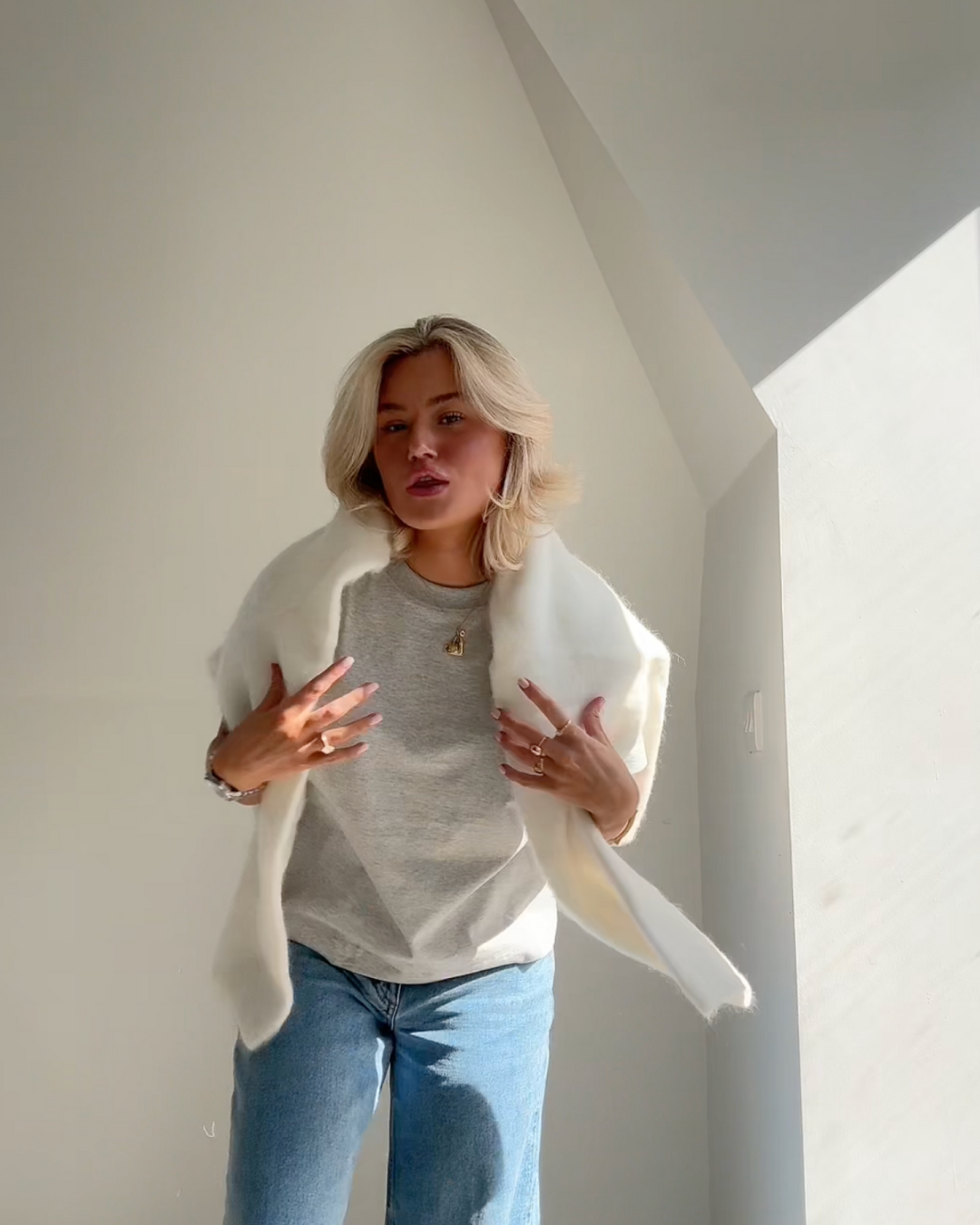 Pullover Mohair Kuschelig