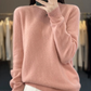 Damen Kaschmir Pullover Runder Ausschnitt Weicher Eleganter Strickpullover