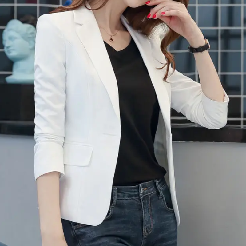 Fudus - Eleganter Damen Blazer mit langen Ärmeln - Ideal für die Arbeit