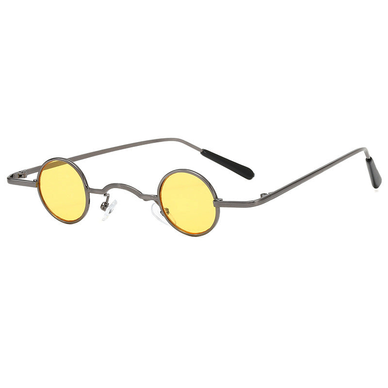 Sonnenbrille Retro Klein Rund Rahmen Herren