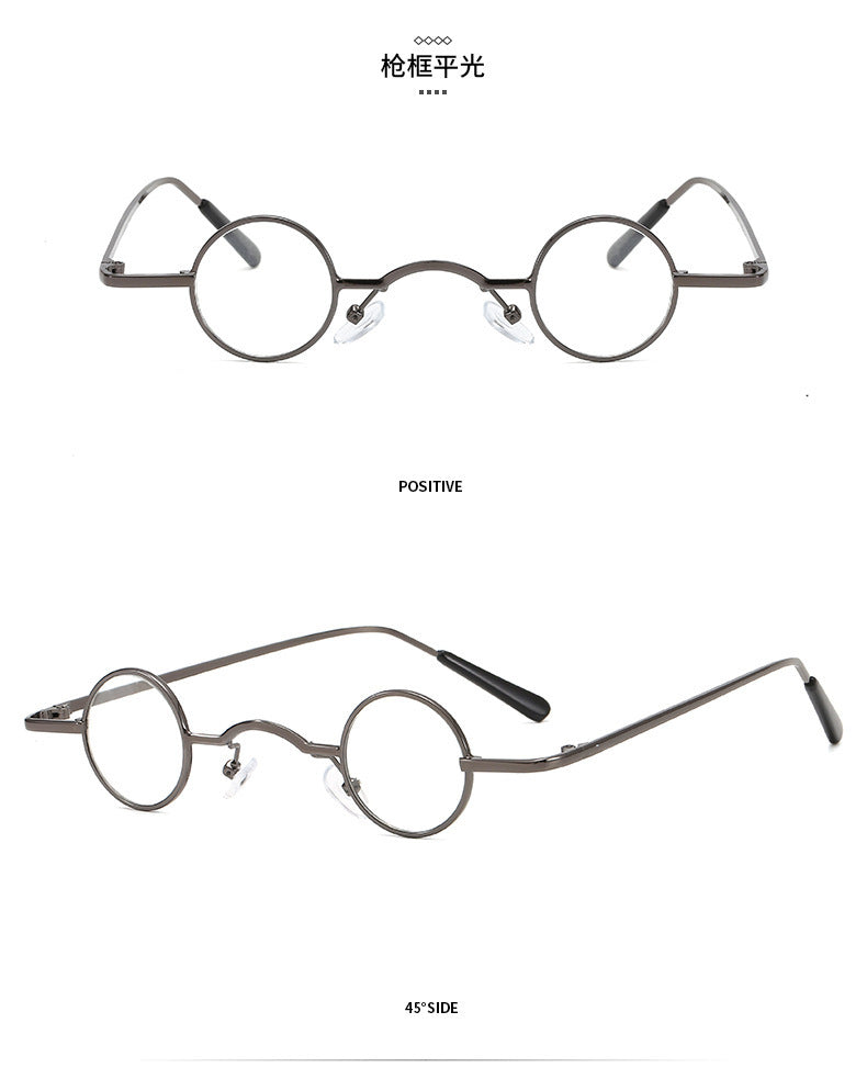 Sonnenbrille Retro Klein Rund Rahmen Herren