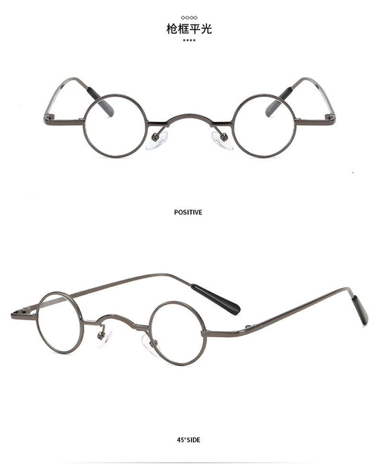 Sonnenbrille Retro Klein Rund Rahmen Herren