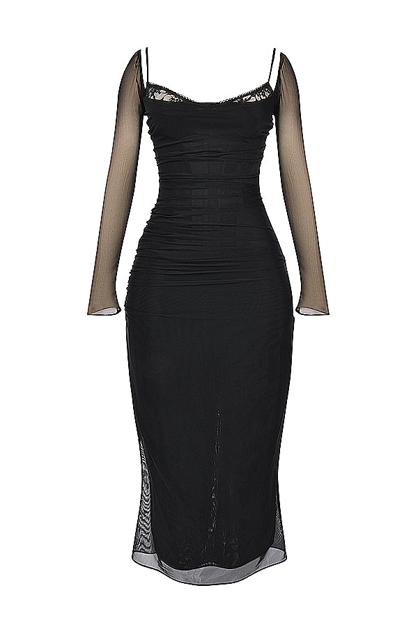 Maxi Kleid Mesh Elegant