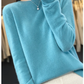 Damen Kaschmir Pullover Runder Ausschnitt Weicher Eleganter Strickpullover