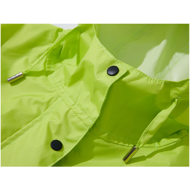 Leichtgewicht wasserdichte Damen Regenjacke mit Kapuze für draußen