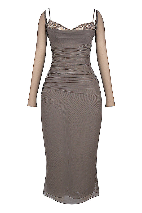 Maxi Kleid Mesh Elegant