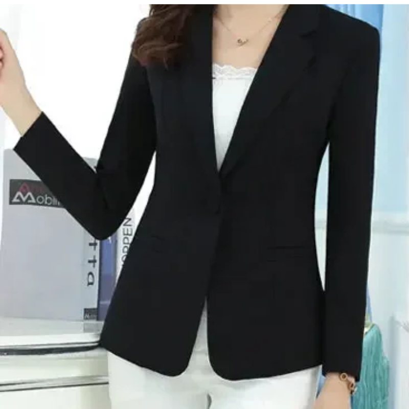 Fudus - Slim Fit Damen Blazer mit langen Ärmeln - Ideal fürs Büro