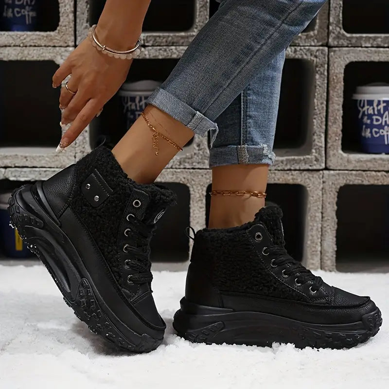 Schuhe Damen Baumwolle Samtweich Verstärkt