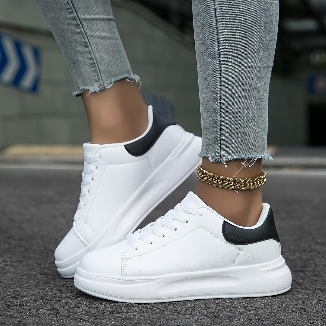 Damen Wasserdichte Sneakers Aus Leder