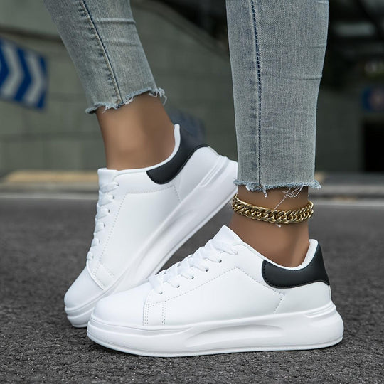 Damen Wasserdichte Sneakers Aus Leder