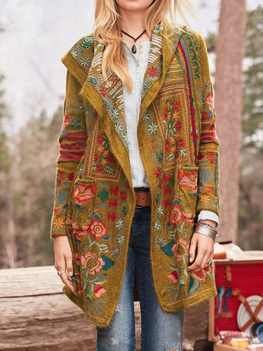 Damen länger geschnittener Freizeitumhang Fudus