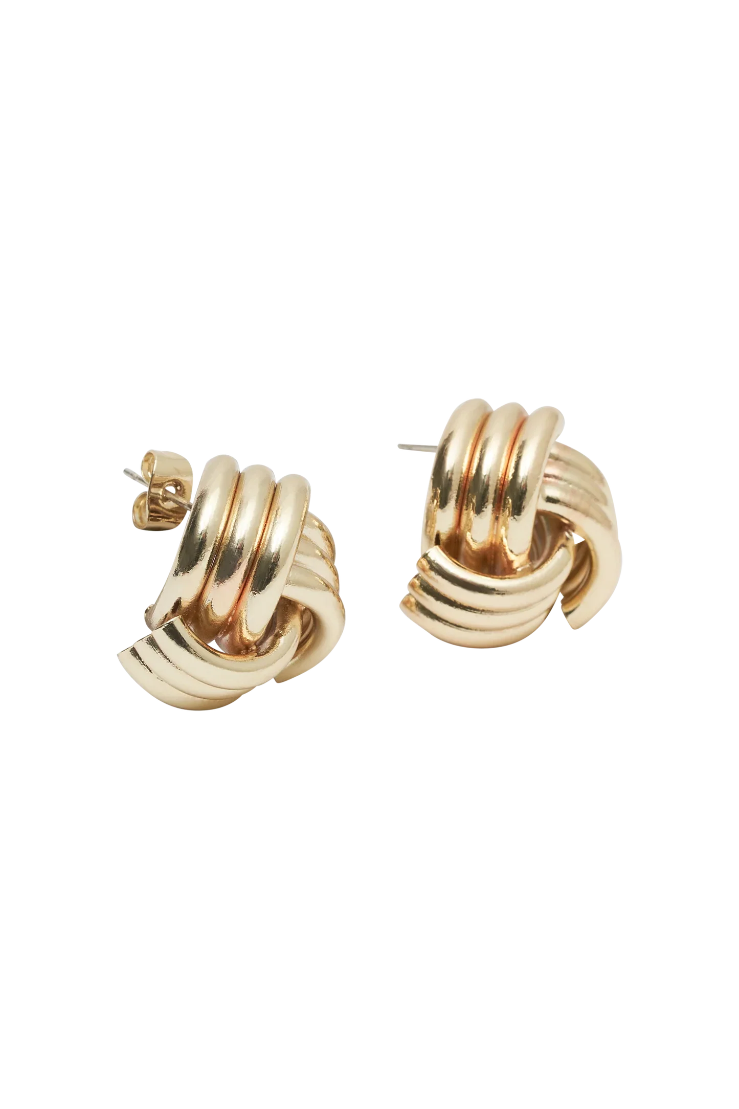 Ohrringe Knotted Gold Elegant