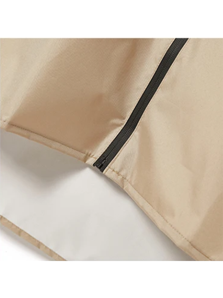 Oversized Damen Regenjacke mit Kapuze, Leichtgewicht Wasserdichte Jacke