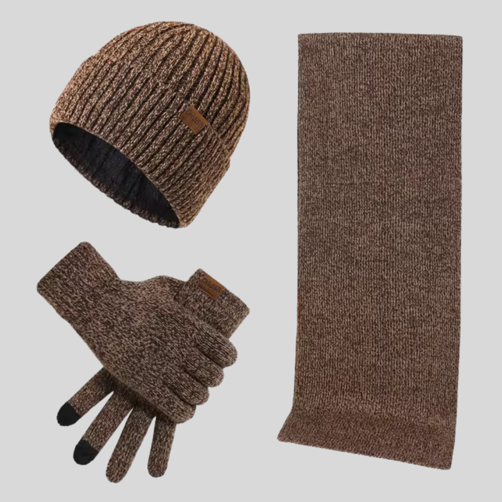 Herbst-Accessoire-Set aus Wolle - FRANKLEY