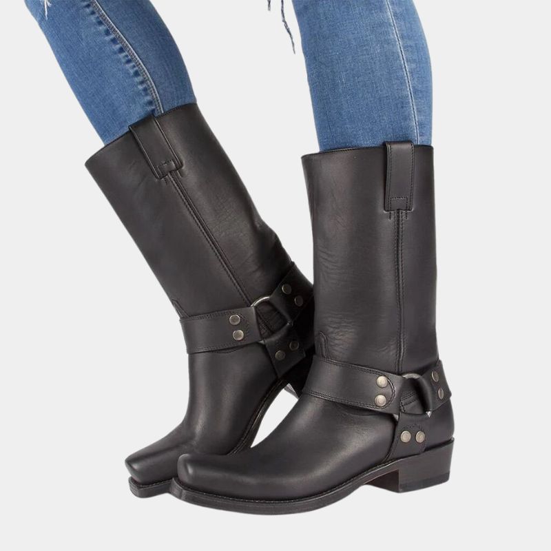 Damen Vintage Look Stiefel Für Stilvollen Alltag