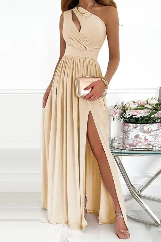 Damen Elegantes Abendkleid mit Einem Schulterträger Von Novella