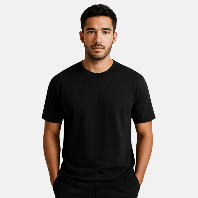 Herren Hochwertiges Merino Woll T-Shirt