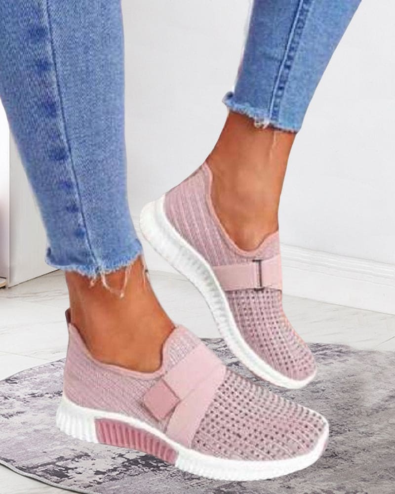 Fudus | Sneakers in Einer Farbe Mit Warmen Perforationen