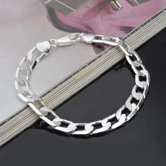 Damen Armband Echt 925 Sterling Silber Elegant