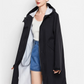 Damen Regenjacke Mit Kapuze Faltbare Wasserdichte Lange Jacke
