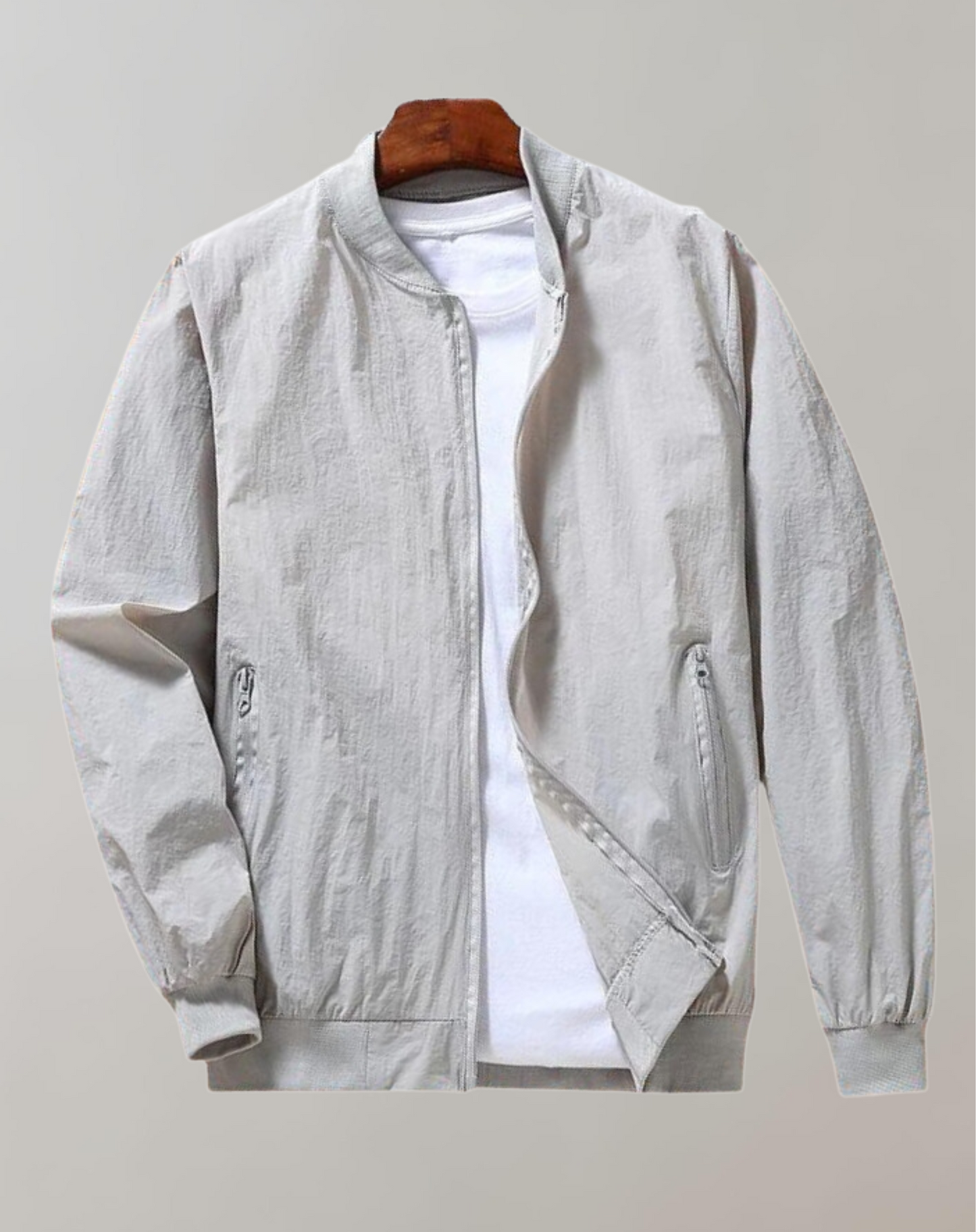 Herren Sportliche Bomberjacke mit Stehkragen