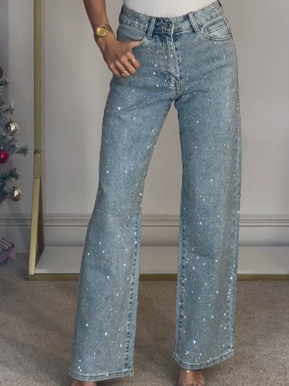 Jeans Damen Klassisch Chic Komfort