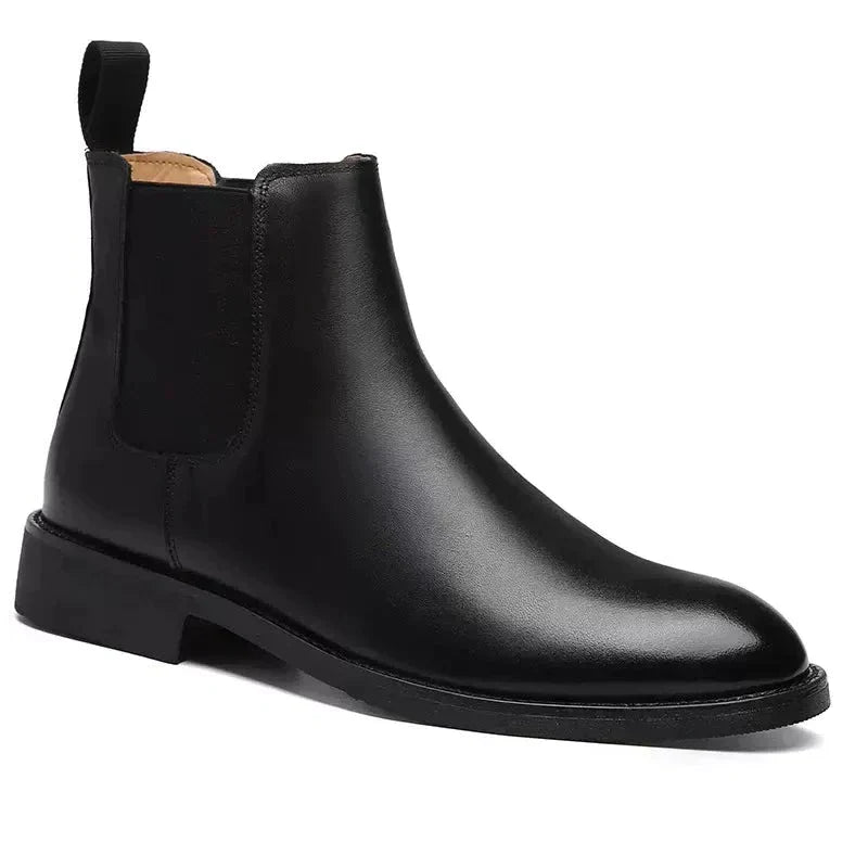 Unisex Luxe Kalb Wildleder Chelsea Boots Mit Leder Innensohle