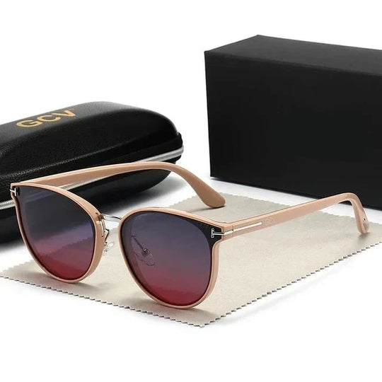 Fudus Unisex Cat Eye Sonnenbrille - Leichtes Design & UV-Schutz