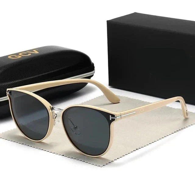 Fudus Unisex Cat Eye Sonnenbrille - Leichtes Design & UV-Schutz